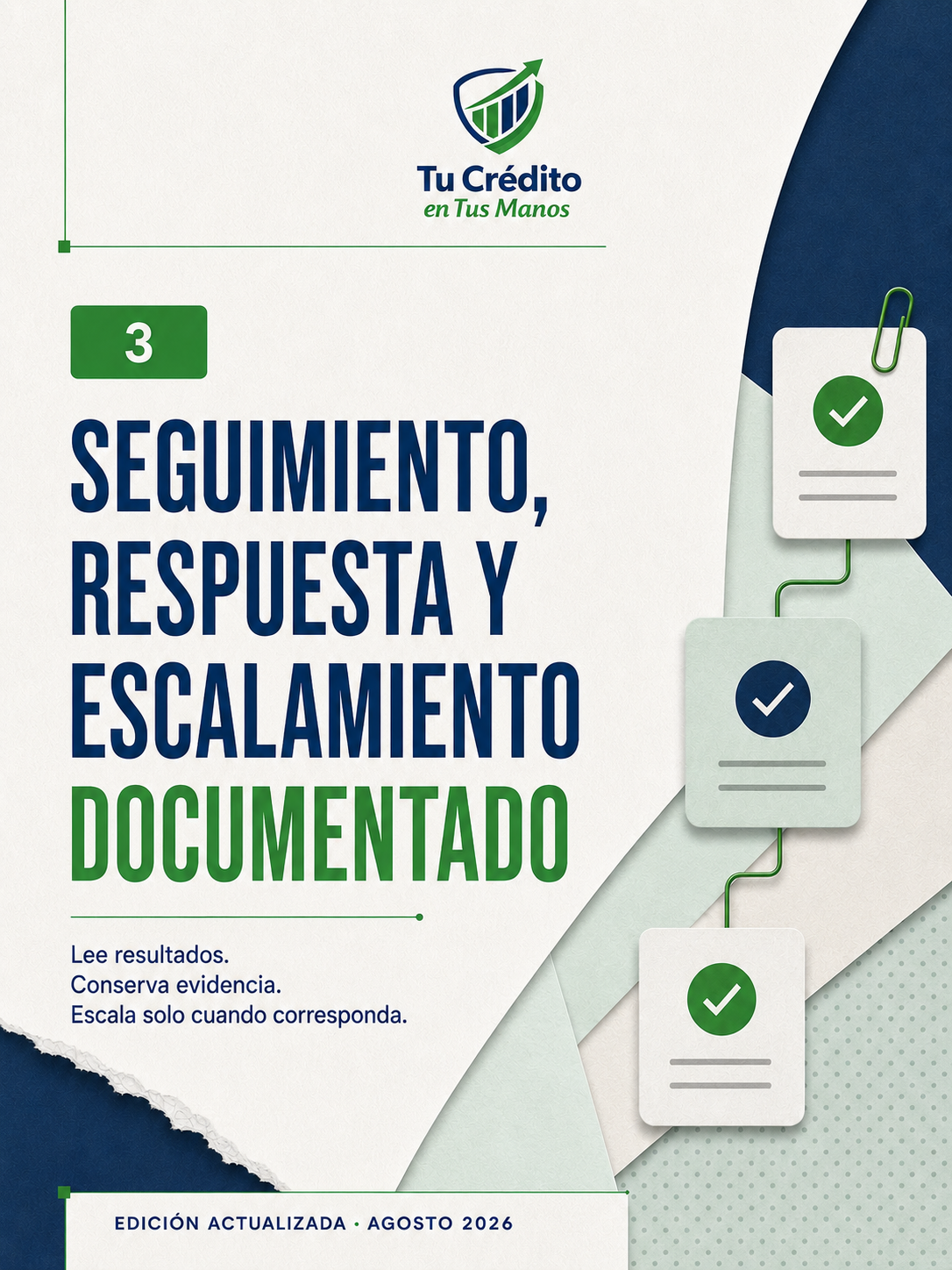 Portada de la herramienta complementaria Seguimiento, Respuesta y Escalamiento Documentado