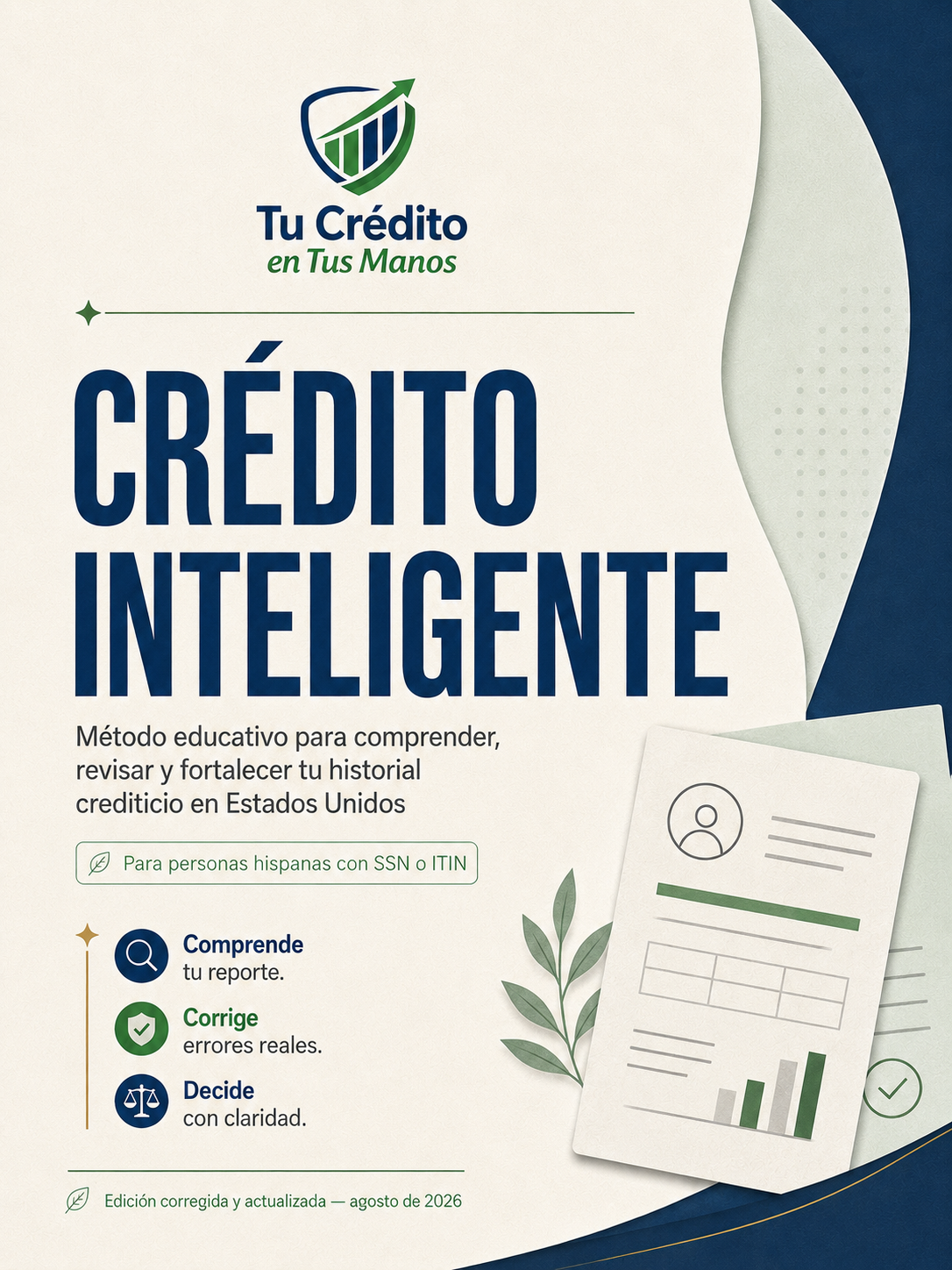 Portada del método educativo digital Crédito Inteligente