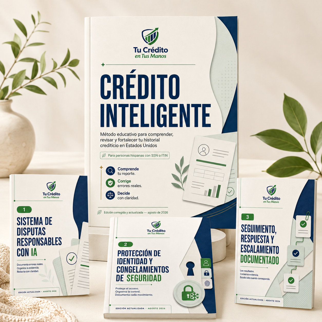 Método educativo Crédito Inteligente junto a las tres herramientas complementarias de Tu Crédito en Tus Manos